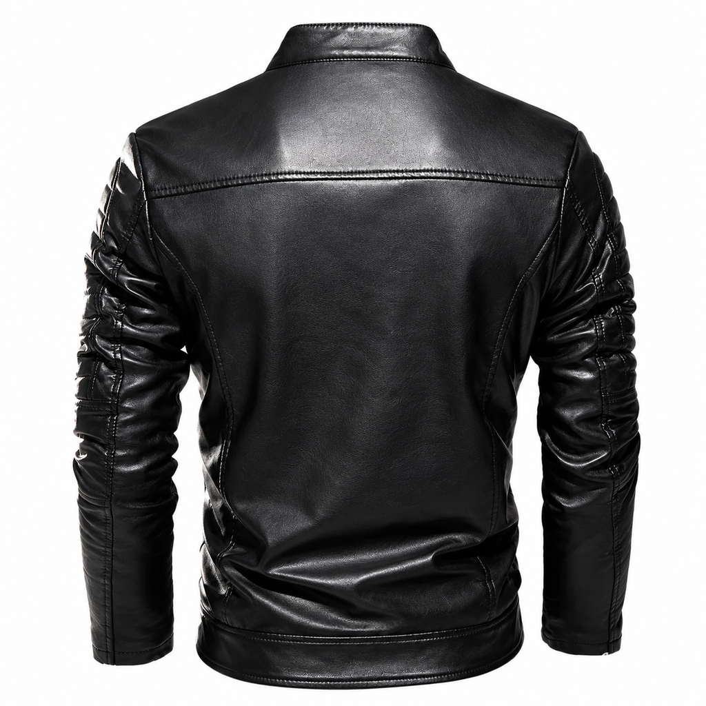 Jaqueta Masculina de Couro Slim - Maverick