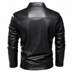 Jaqueta Masculina de Couro Slim - Maverick