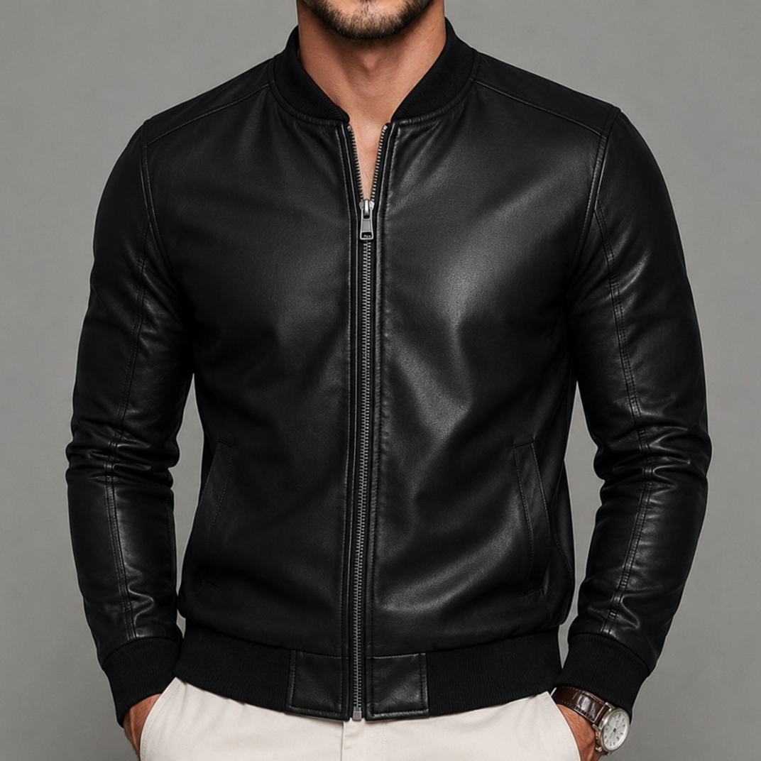 Jaqueta Masculina de Couro - Classic