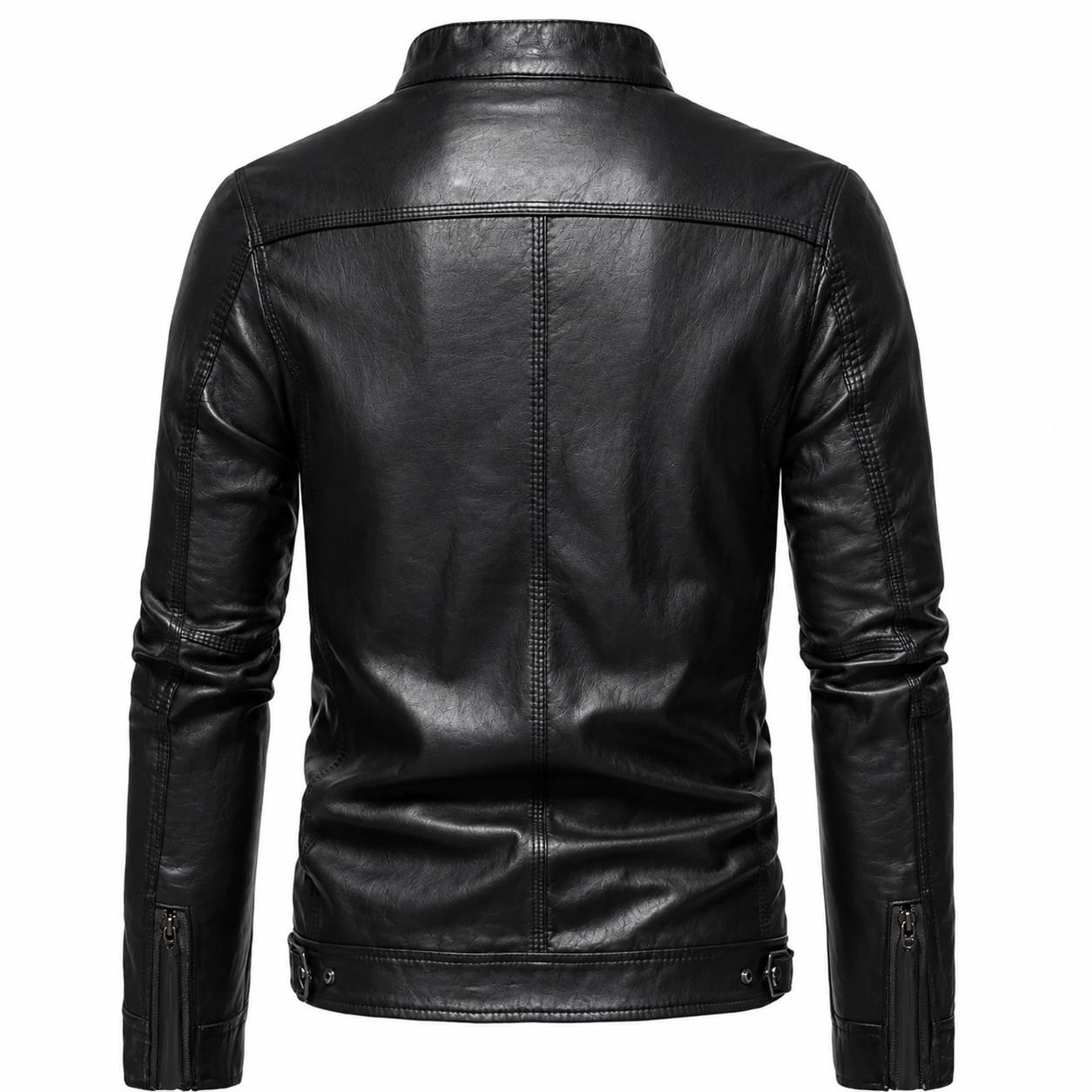 Jaqueta Masculina de Couro Slim - Vanguard