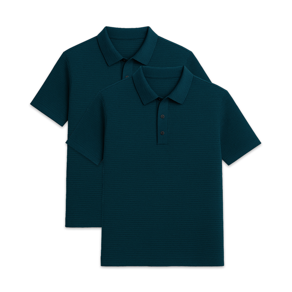 Conjunto - 2 Camisas Polos Texturizadas