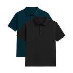 Conjunto - 2 Camisas Polos Texturizadas