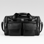 Bolsa de Viagem em Couro - Toscana — fundo cinza Rivello