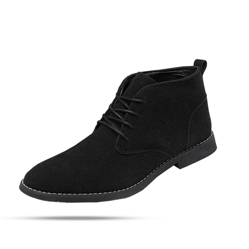 Bota Masculina de Camurça - Bolzano - Preto - foto 10