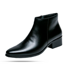 Bota Masculina de Couro Cano Curto - Courmayeur - Preta - foto 7