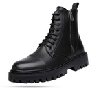 Bota Masculina Tratorada de Couro - Aosta - Preta - foto 7