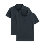Conjunto - 2 Camisas Polos Seda Gelo