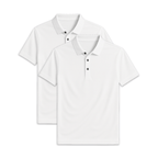 Conjunto - 2 Camisas Polos Seda Gelo