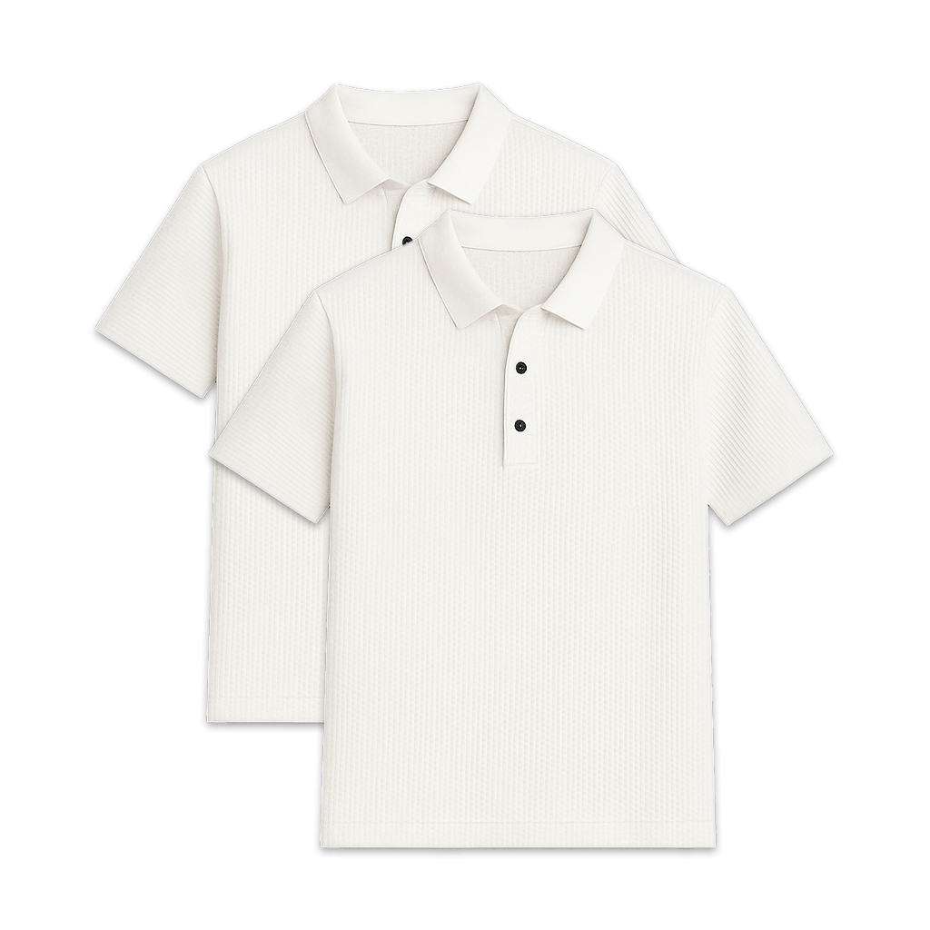 Conjunto - 2 Camisas Polos Texturizadas
