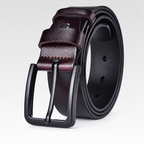 Cinto Masculino de Couro - Royal — fundo cinza Rivello
