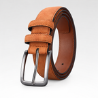 Cinto Masculino de Couro - Vigor — fundo cinza Rivello