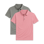Conjunto - 2 Camisas Polos Seda Gelo