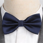 Gravata Borboleta Masculina - Trieste - cor Azul Escuro