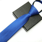 Gravata Masculina 1200 Fios - Genova - cor Azul Cobalto