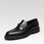 Loafer Masculino de Couro - Benedetti — fundo cinza Rivello