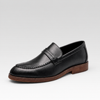 Loafer Masculino de Couro - Brera — fundo cinza Rivello