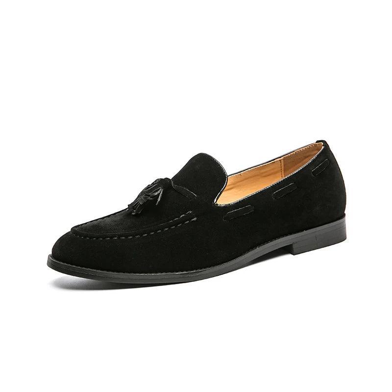 Mocassim Masculino de Camurça - Positano - Preto - foto 9