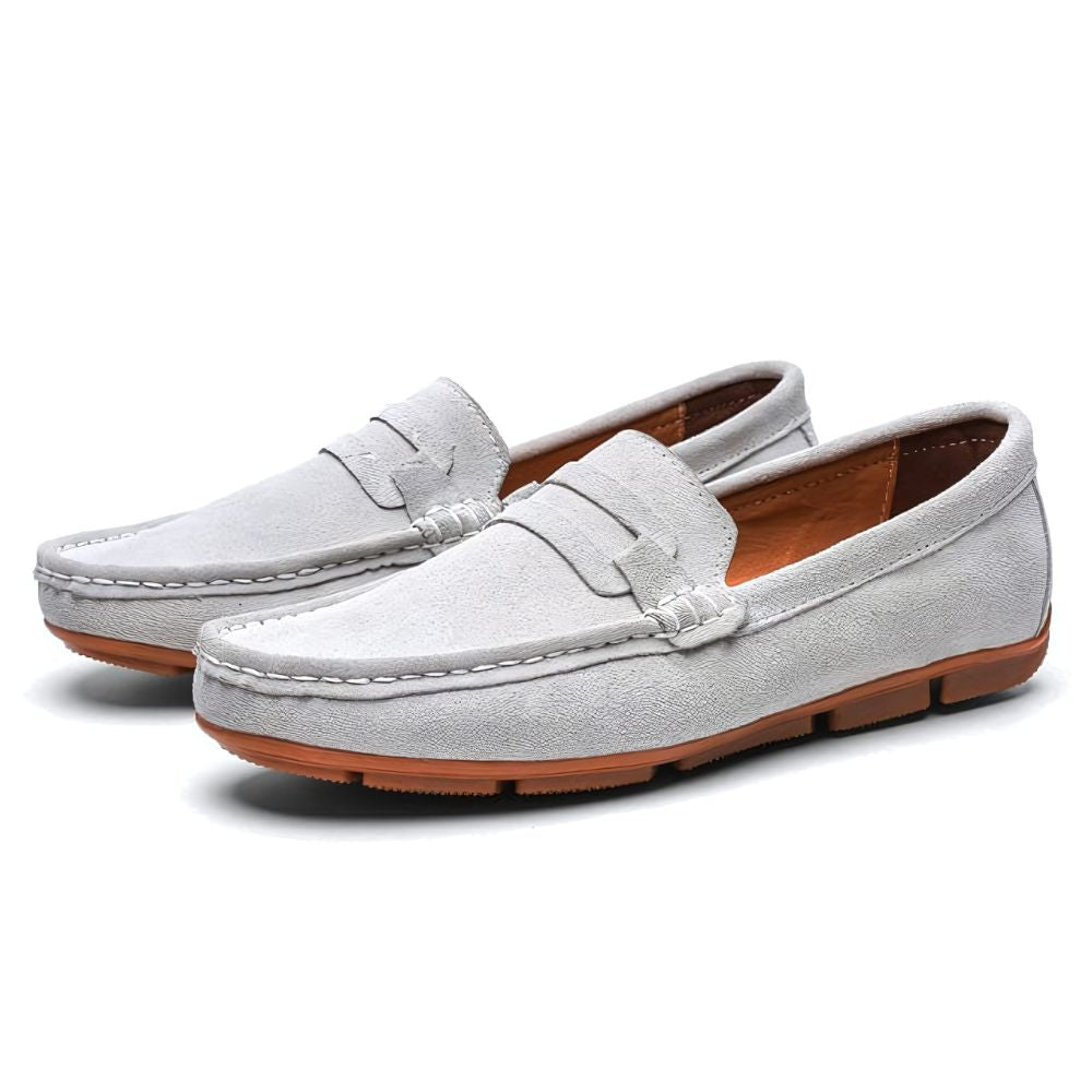 Mocassim Masculino de Camurça - Treviso - Branco - foto 10