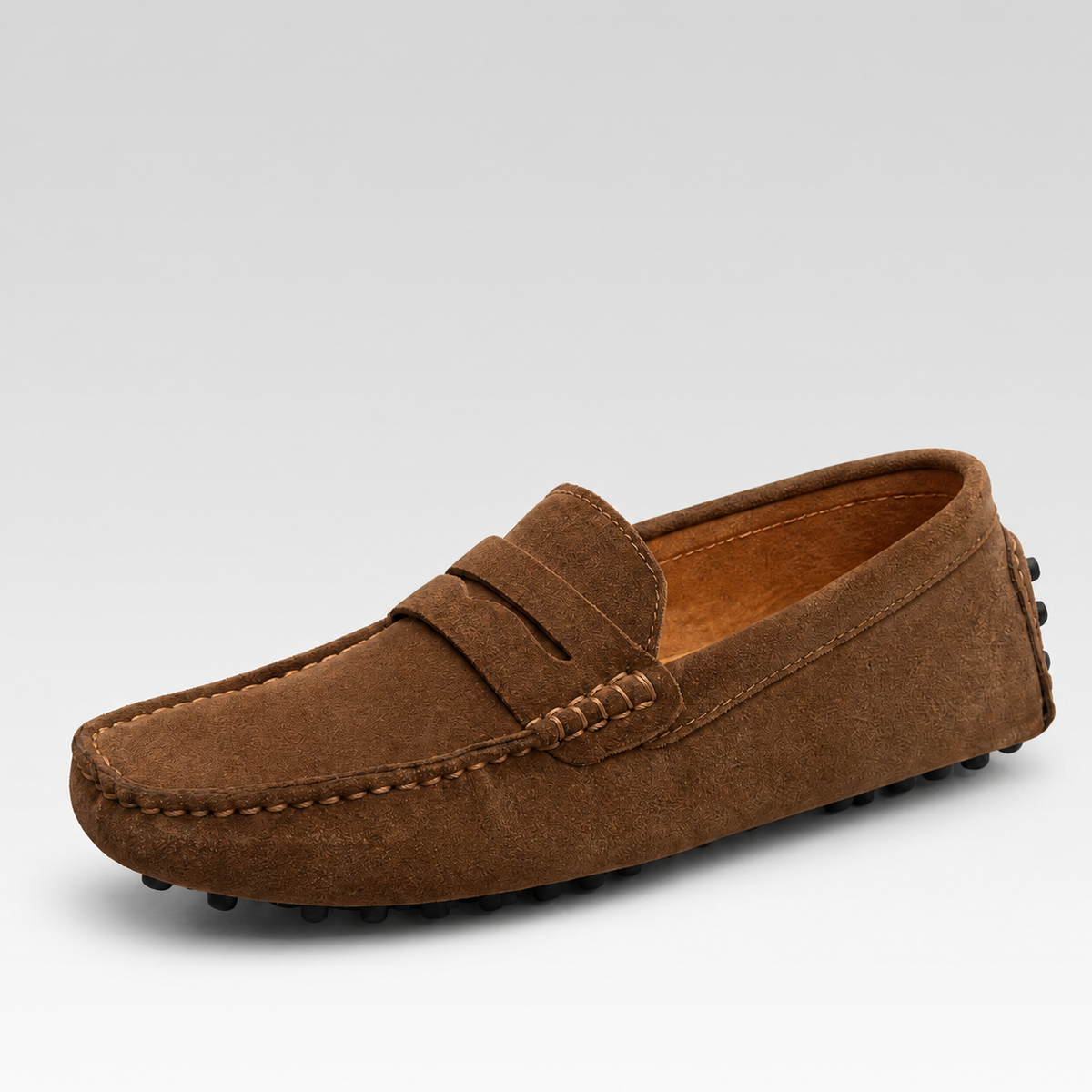 Mocassim Masculino Drive - Ravenna — fundo cinza Rivello
