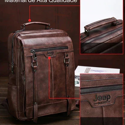 Mochila Executiva em Couro - Bergamo - foto 4