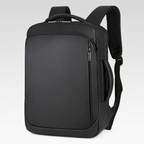 Mochila Executiva Masculina - Gubbio — fundo cinza Rivello