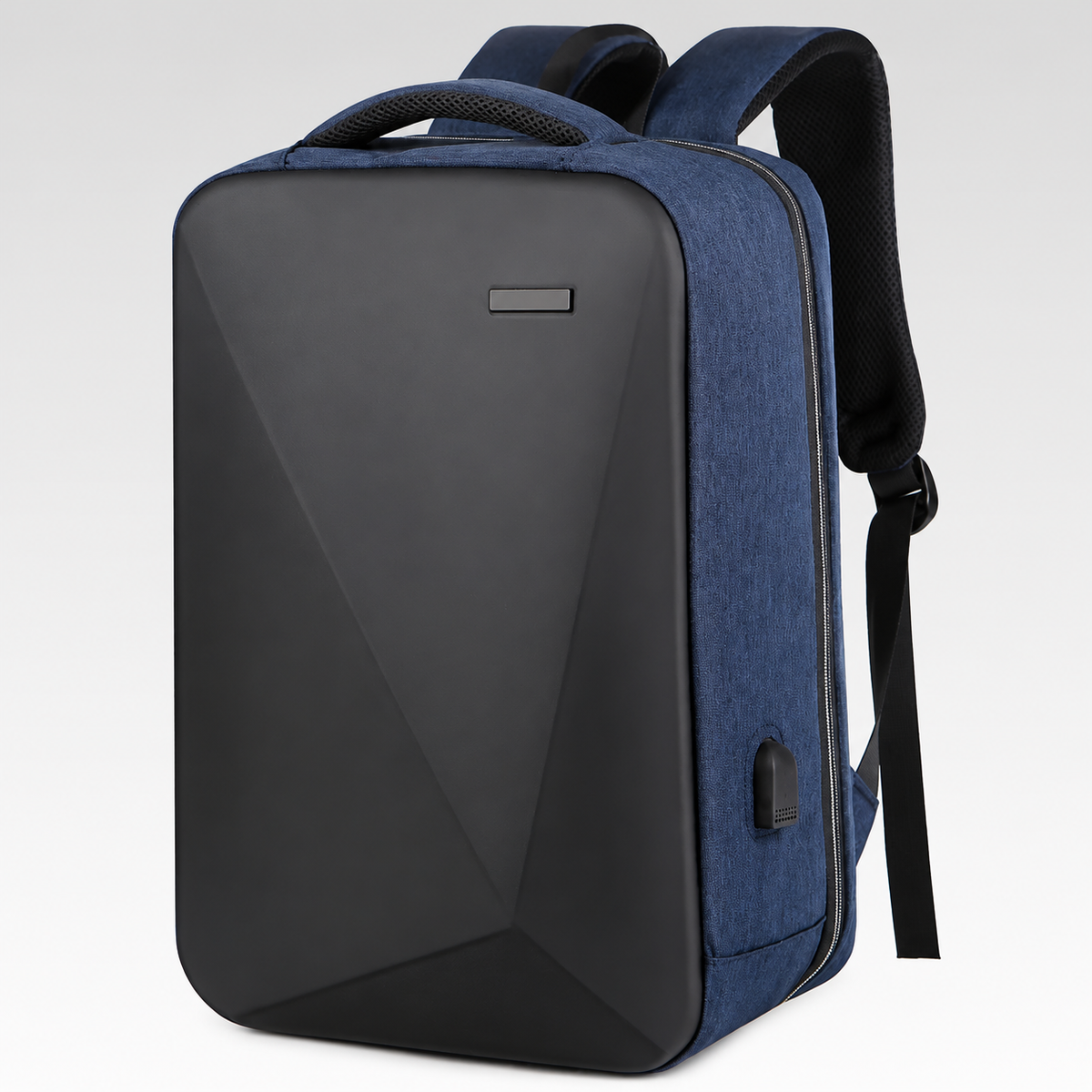 Mochila Executiva Masculina - Novara — fundo cinza Rivello