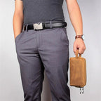 Nécessaire Masculina em Couro - Como - foto 5