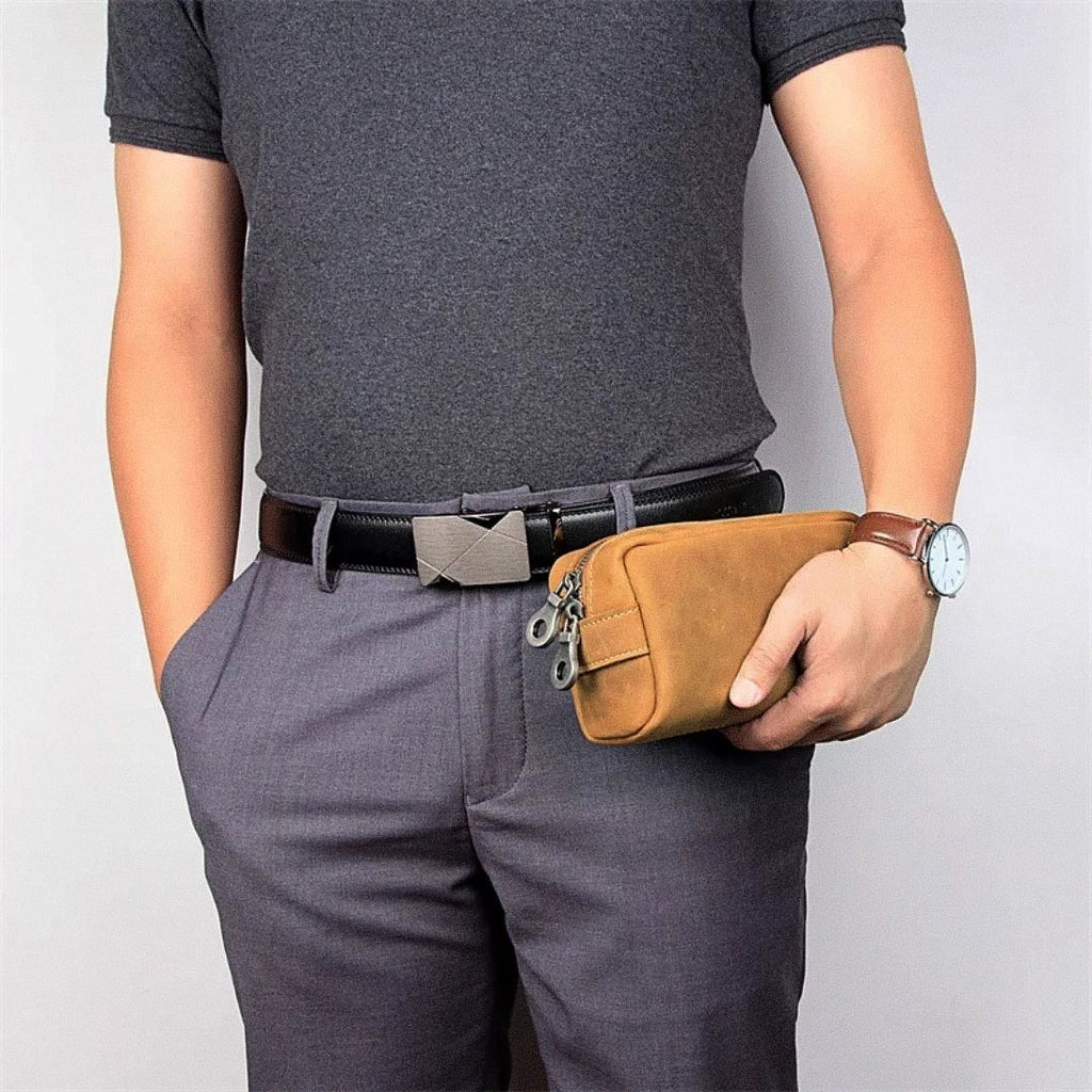 Nécessaire Masculina em Couro - Como - foto 6