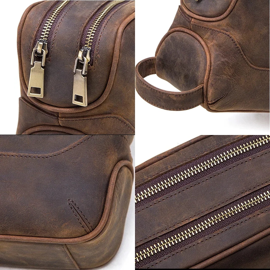 Nécessaire Masculina em Couro - Fabriano - foto 4
