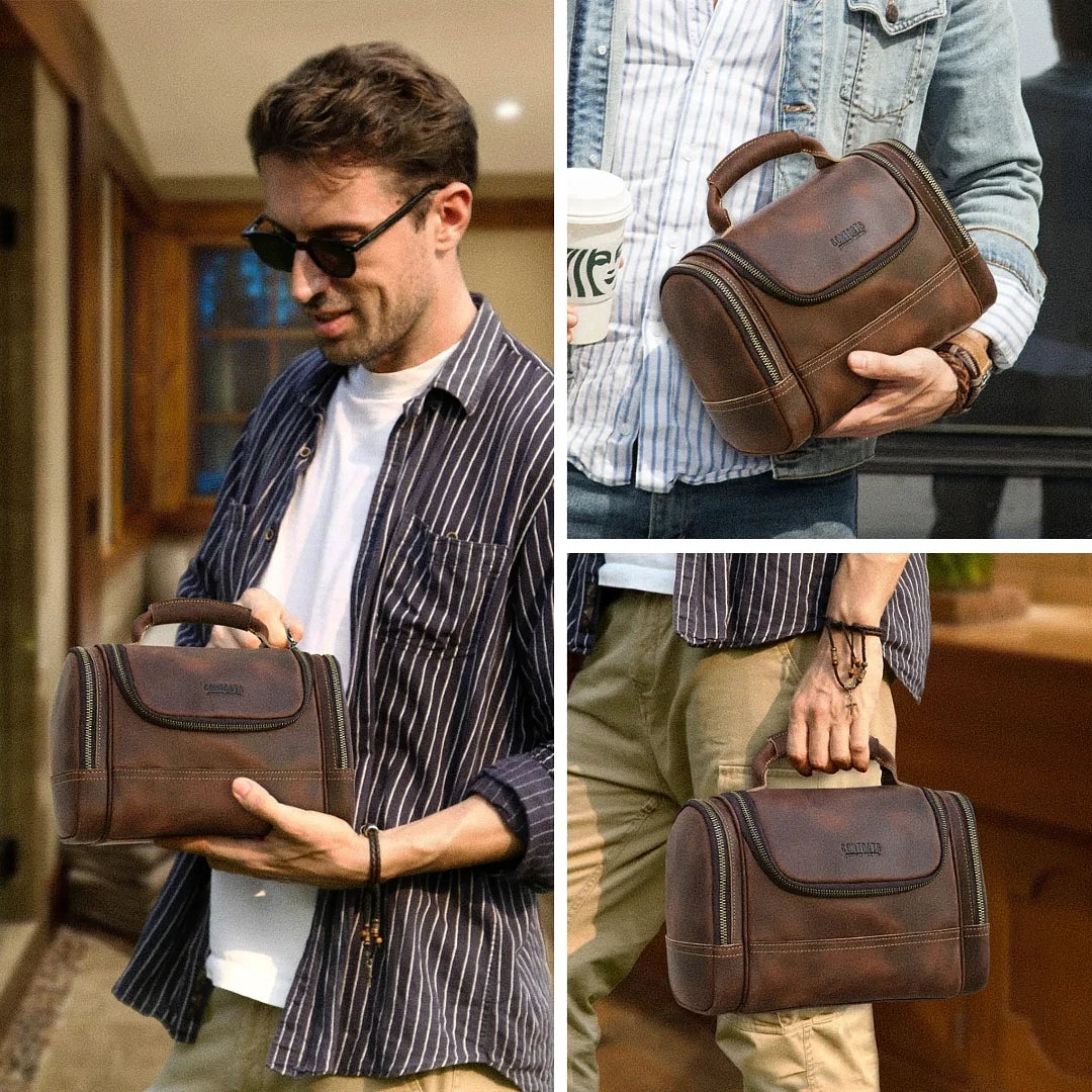Nécessaire Masculina em Couro - Treviso - foto 4
