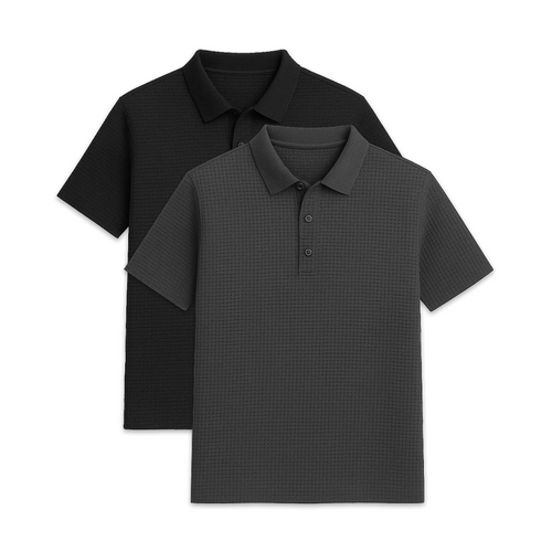 Conjunto - 2 Camisas Polos Texturizadas
