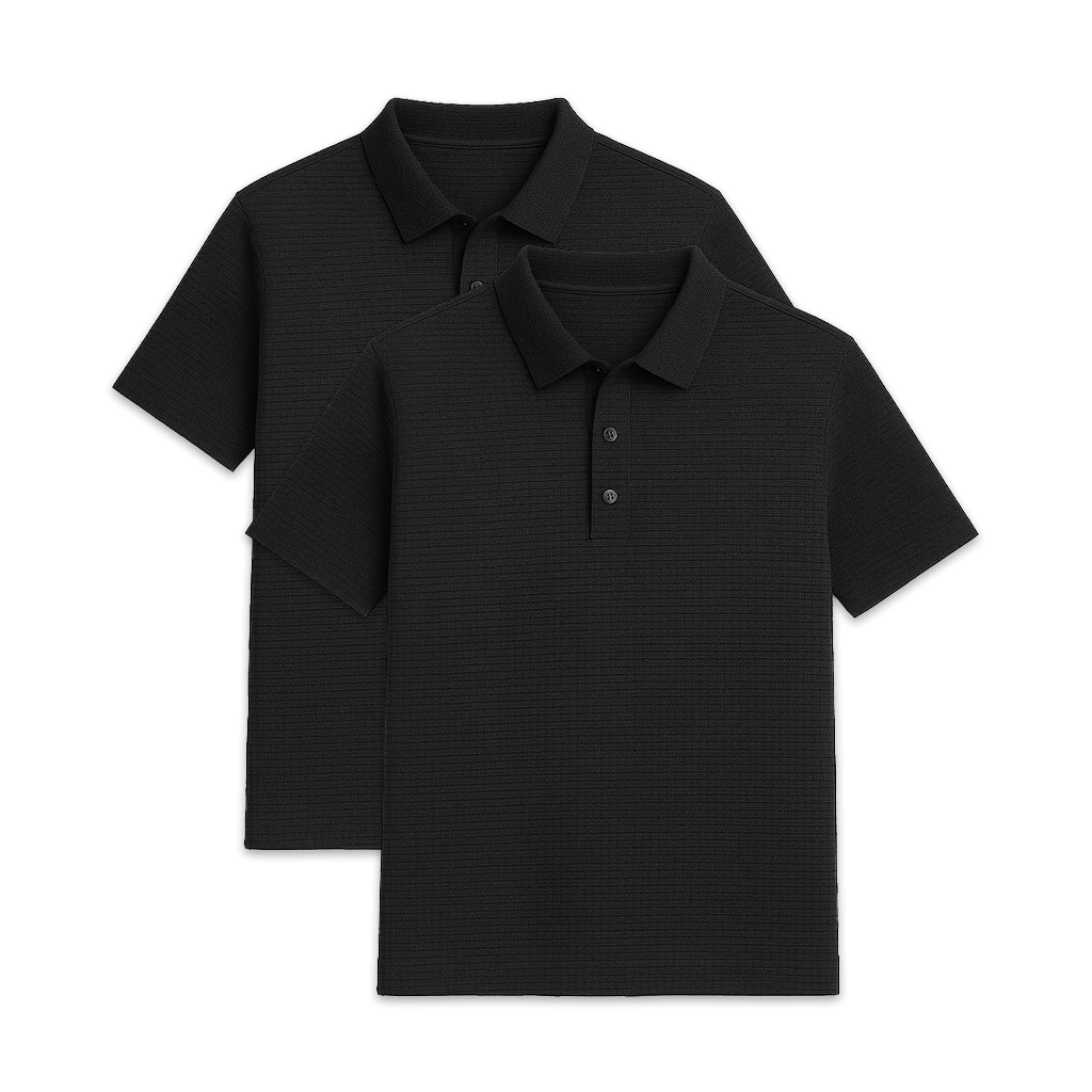 Conjunto - 2 Camisas Polos Texturizadas