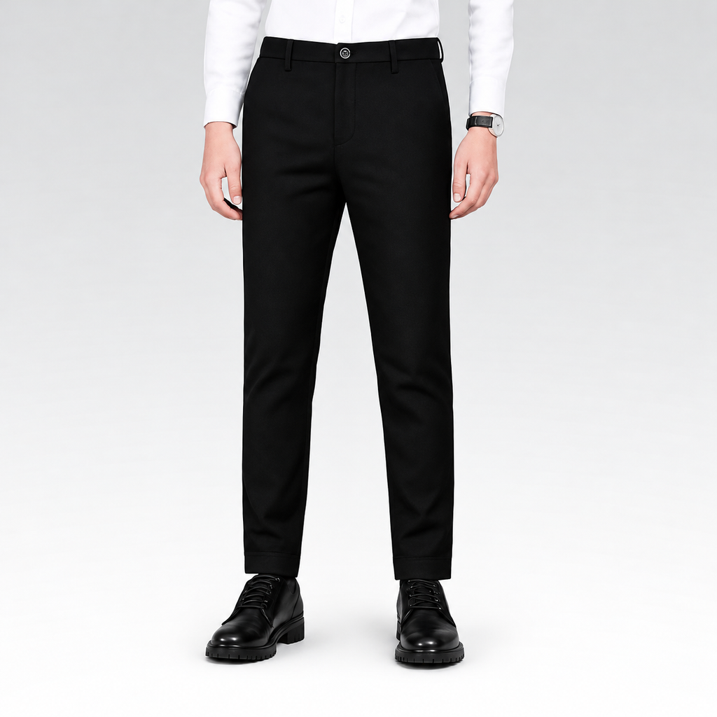 Calça Social Masculina - Meyer — fundo cinza