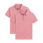 Conjunto - 2 Camisas Polos Seda Gelo
