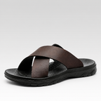 Sandália Masculina - Gaeta — fundo cinza Rivello