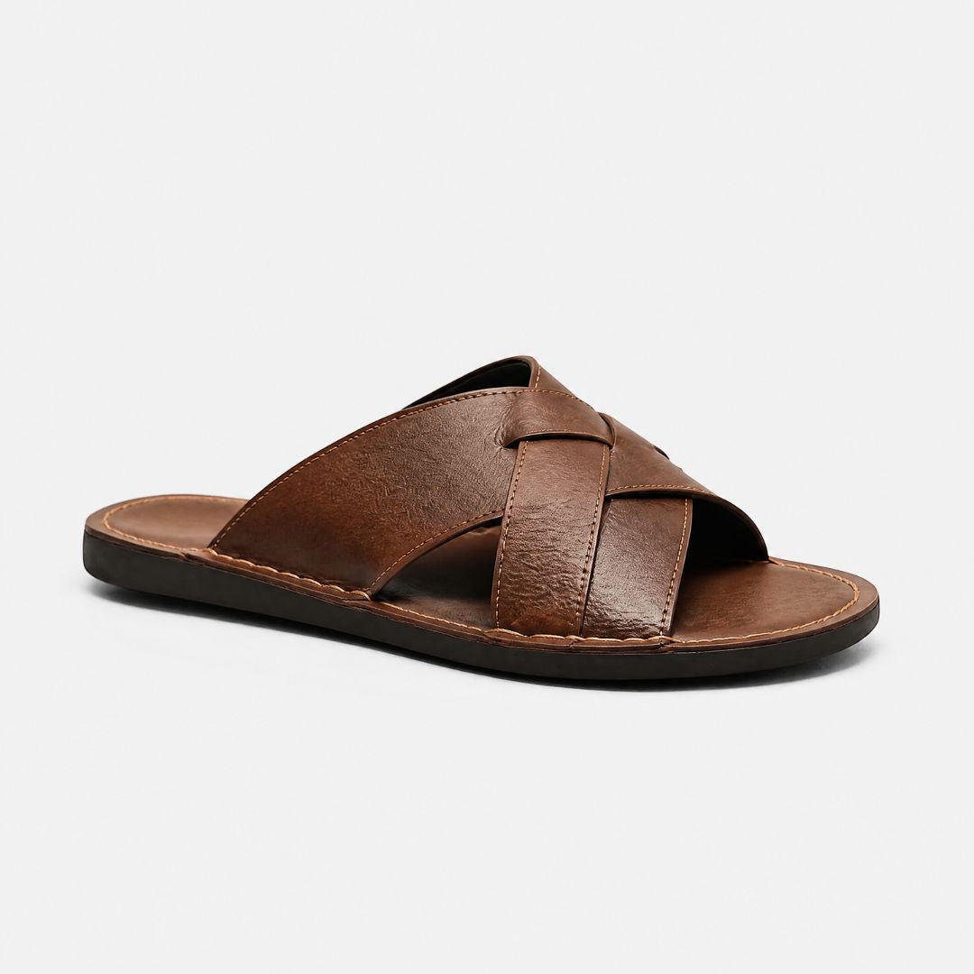 Sandália Masculina - Lipari - Caramelo - foto 3