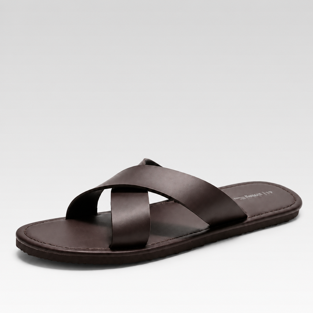 Sandália Masculina - Taormina — fundo cinza Rivello
