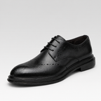 Sapato Derby Masculino de Couro - Bernini — fundo cinza Rivello