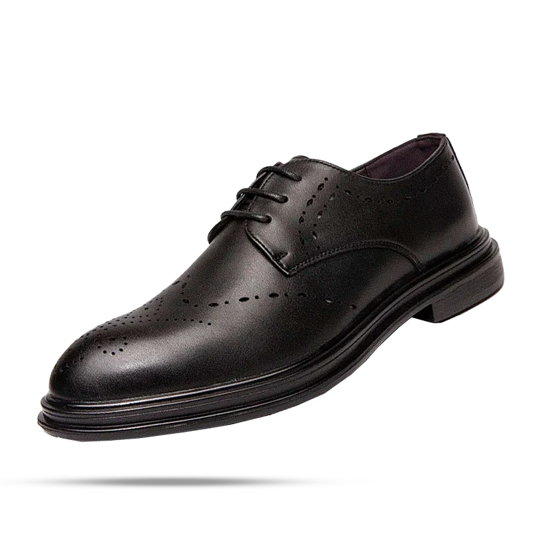 Sapato Derby Masculino de Couro - Bernini - Preto - foto 6