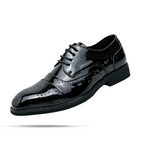Sapato Derby Masculino de Couro - Raffaello - Preto - foto 6
