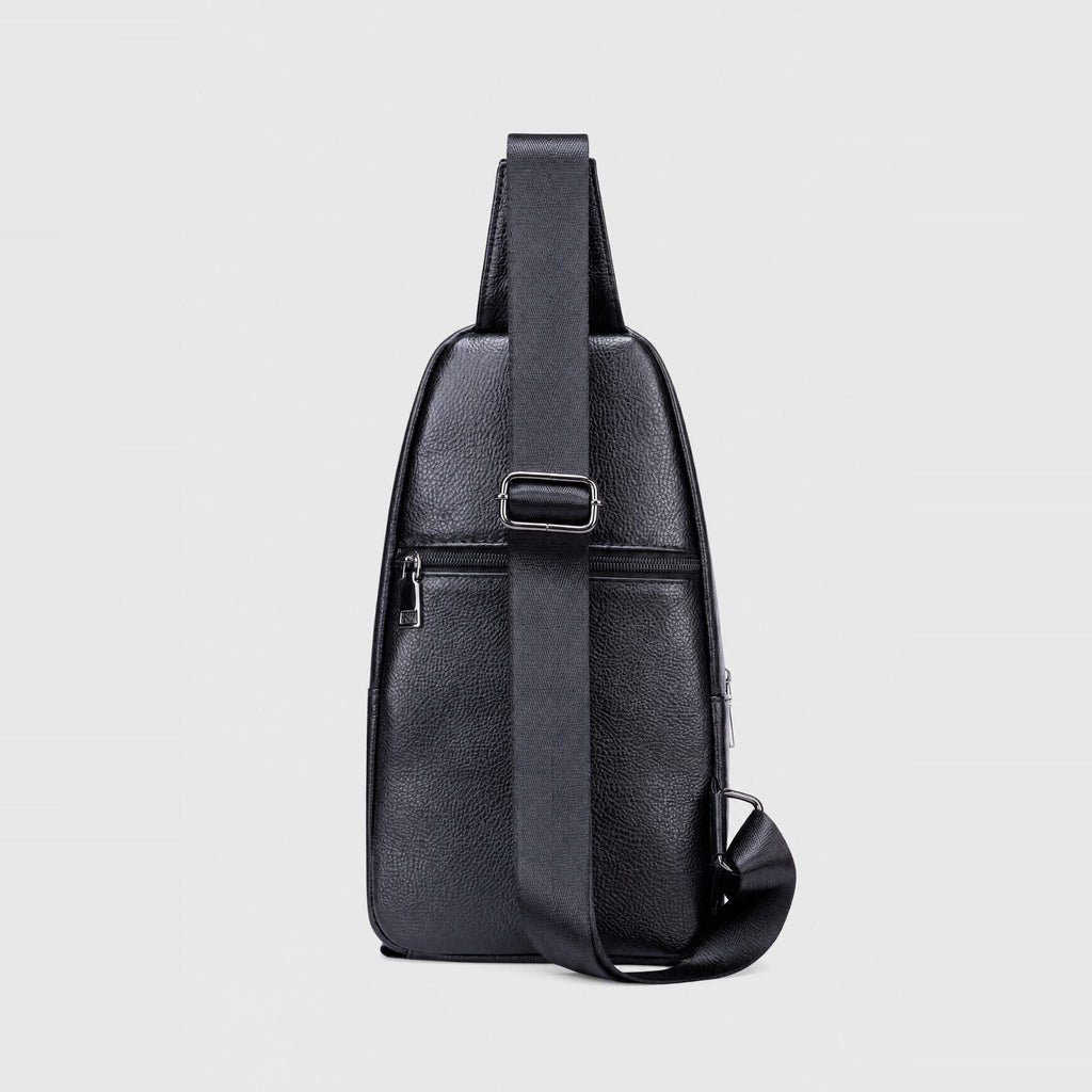 Shoulder Bag Masculina em Couro - Bari - foto 2