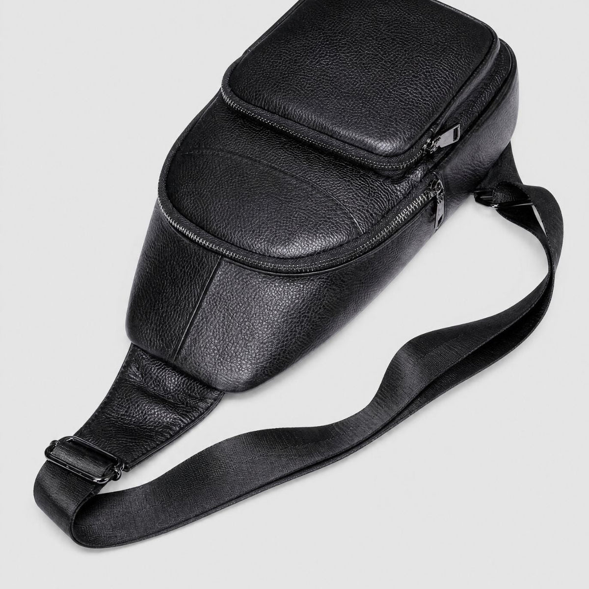 Shoulder Bag Masculina em Couro - Bari - foto 3