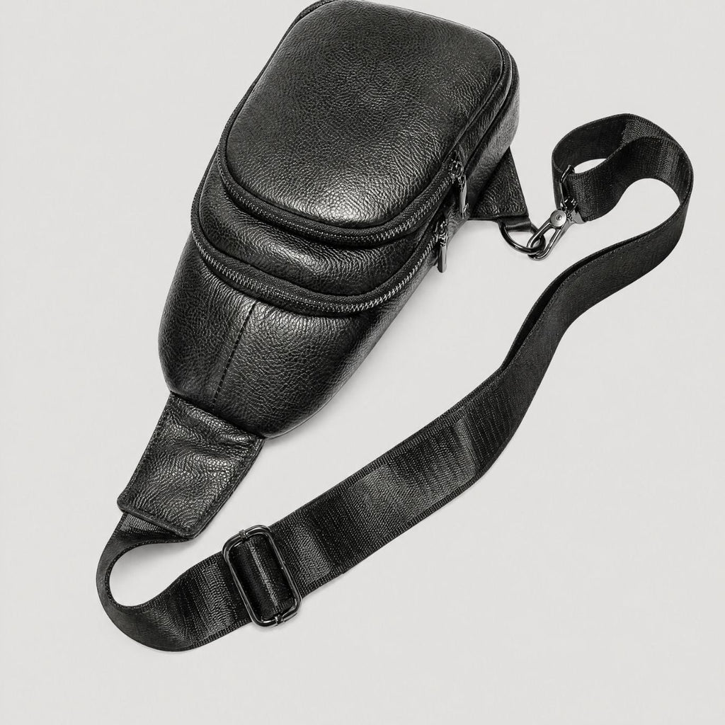 Shoulder Bag Masculina em Couro - Lecce - foto 3