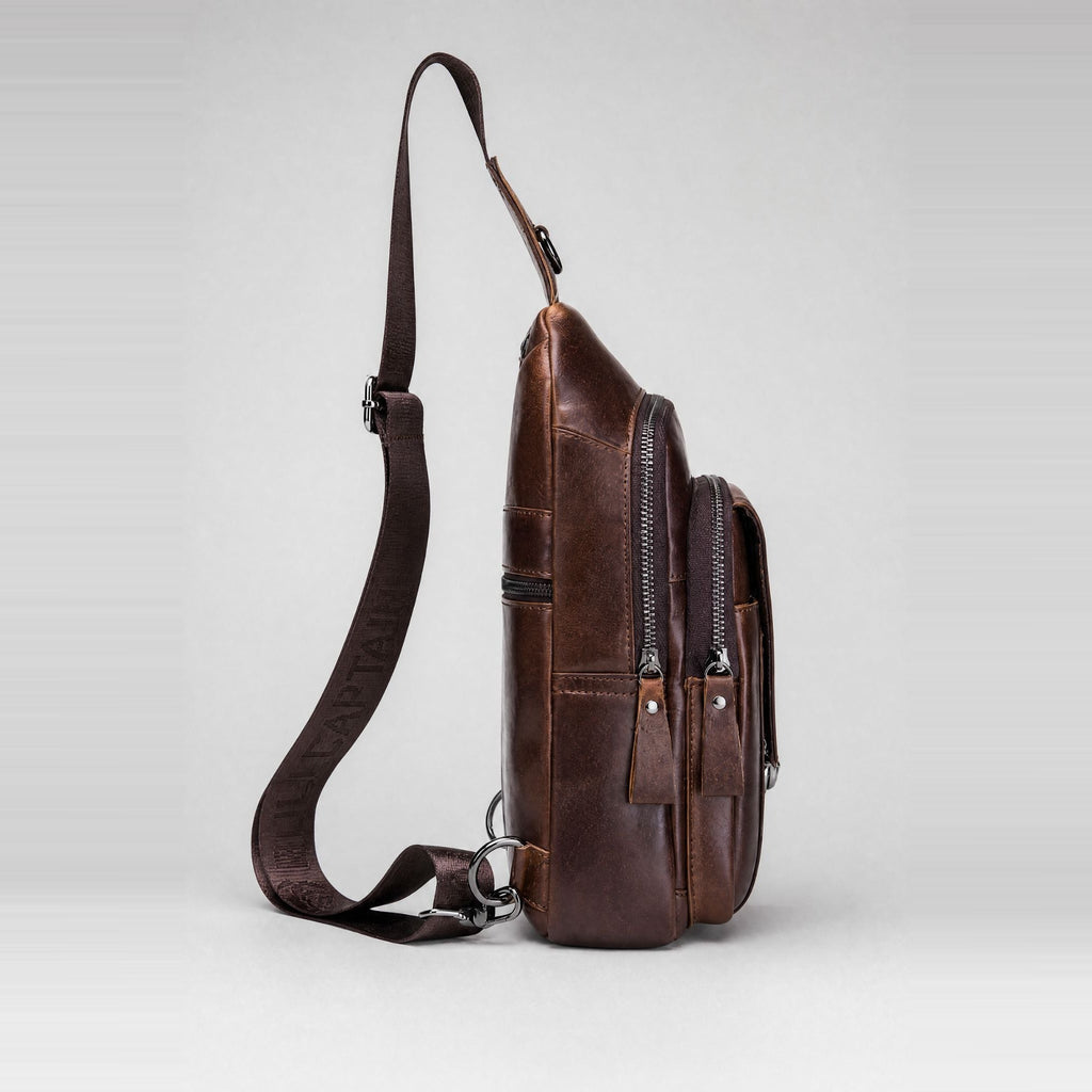 Shoulder Bag Masculina em Couro - Noto - foto 3