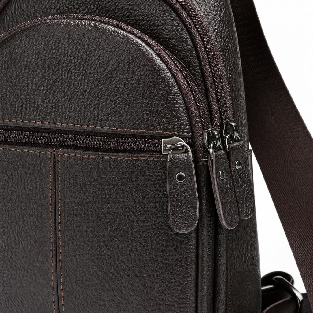 Shoulder Bag Masculina em Couro - Taranto - foto 2