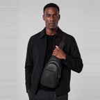 Shoulder Bag Masculina em Couro - Taranto - foto 3