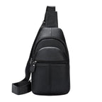 Shoulder Bag Masculina em Couro - Taranto - Preto - foto 5