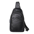 Shoulder Bag Masculina em Couro - Vasto - Preto - foto 6