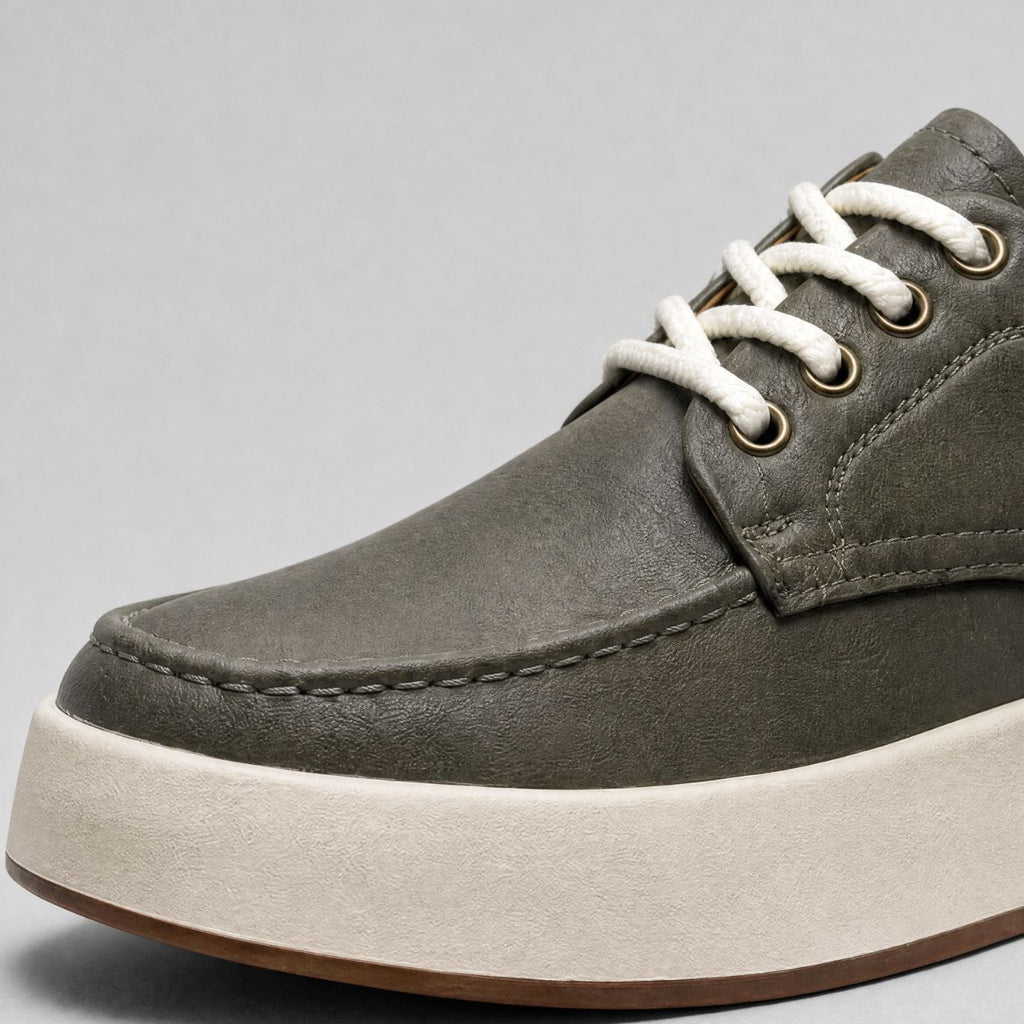 Tênis Casual Masculino de Couro - Modena - foto 2