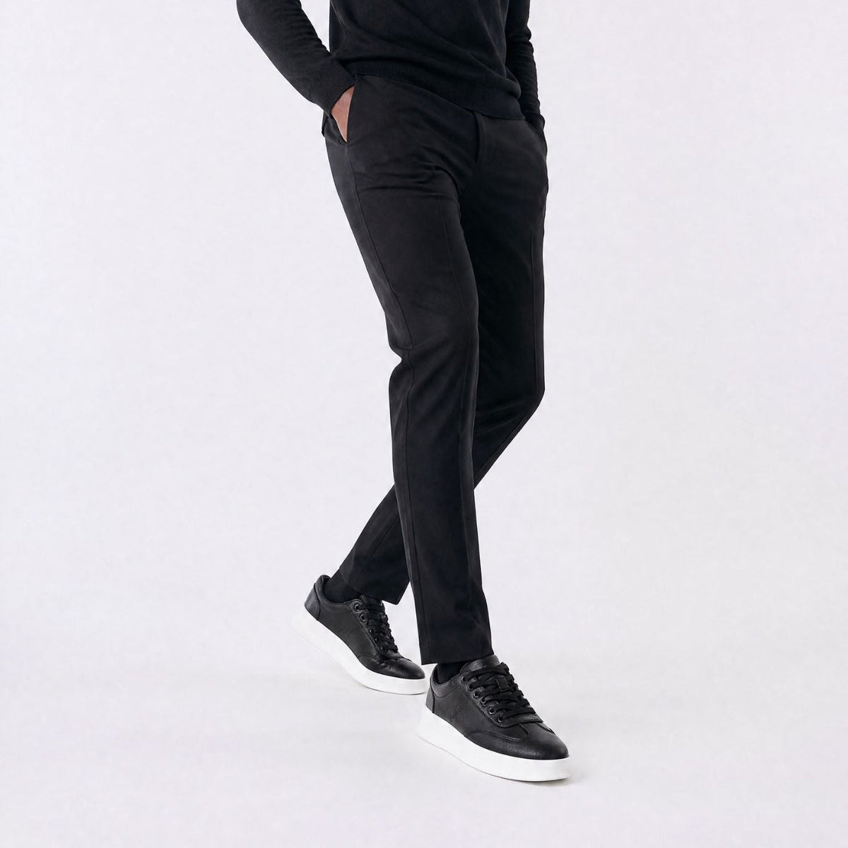 Tênis Casual Masculino de Couro - Pisa - foto 5